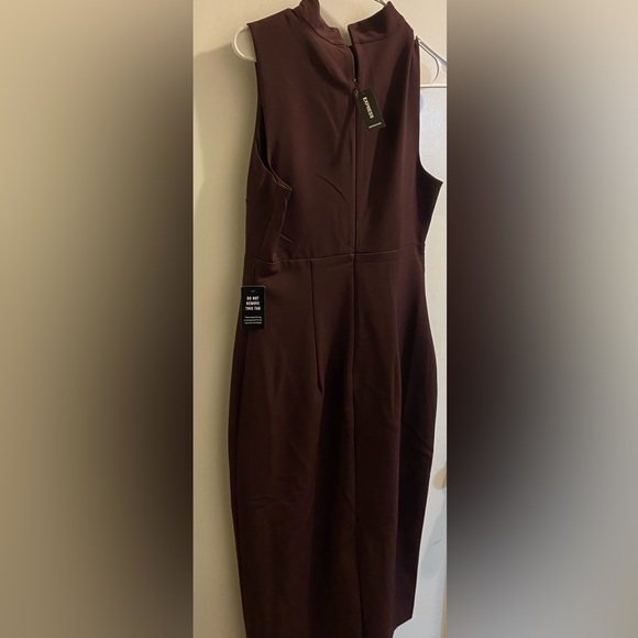 Long sheath with mock neck - Picture 2 of 3